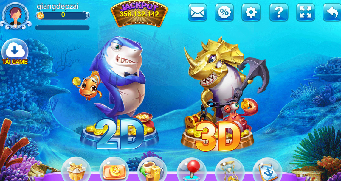 Game bắn cá mập – game bắn cá đổi thưởng đáng chơi 2020