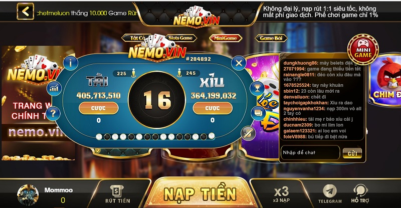 Nemo Vin - Cổng game bài đổi thưởng sang xịn mịn