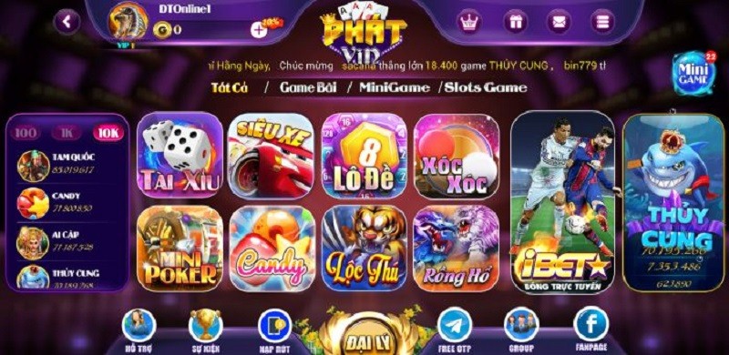 Phát Vin – Game đổi thưởng VIP khuấy đảo thị trường